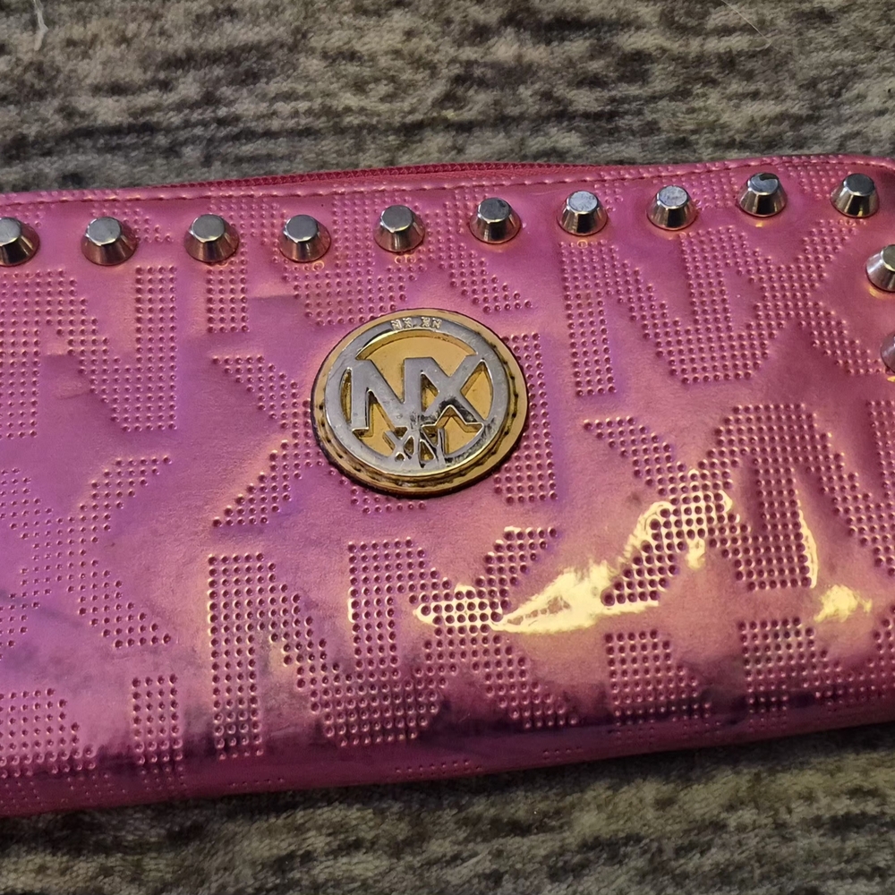 NX Pink Studded Women's Wallet